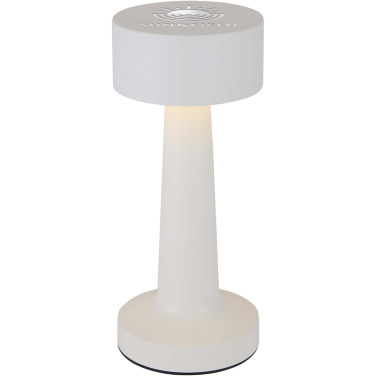 Logo trade promotional product photo of: Aludra rechargeable dimmable table lamp with 3 light modes