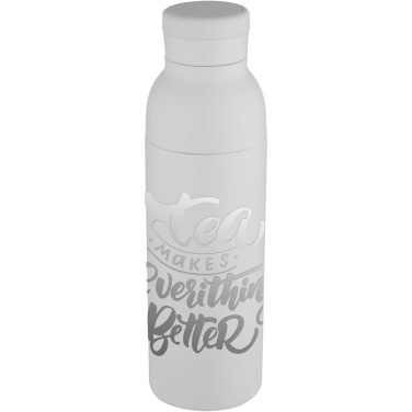 Logo trade promotional products image of: Illuminate 650 ml RCS recycled stainlesss steel double wall insulated water bottle