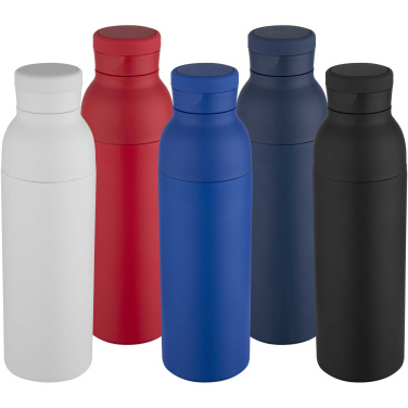 Logo trade promotional merchandise image of: Illuminate 650 ml RCS recycled stainlesss steel double wall insulated water bottle