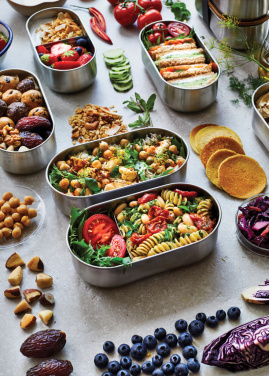 Logotrade advertising products photo of: Black+Blum Stainless Steel Double Bento Box