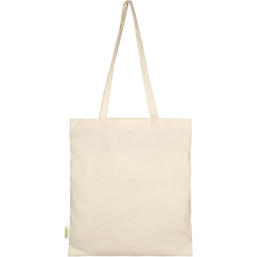 Logo trade promotional gifts picture of: Odisha 100 g/m² OCS organic tote bag 7L