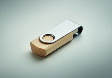 Logo trade promotional gifts image of: Techmate bamboo USB 16GB       MO6898-40