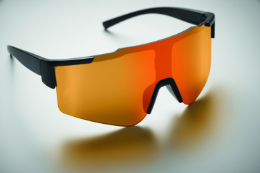 Logo trade promotional products image of: Mirrored sports sunglasses