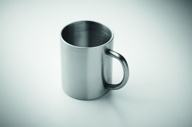 Logo trade promotional giveaways image of: Recycled stainless steel mug