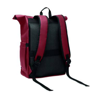 Logo trade business gift photo of: Rolltop laptop rucksack 600D