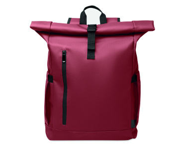Logotrade promotional merchandise picture of: Rolltop laptop rucksack 600D
