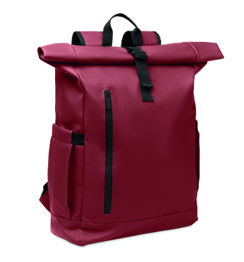 Logotrade promotional giveaways photo of: Rolltop laptop rucksack 600D