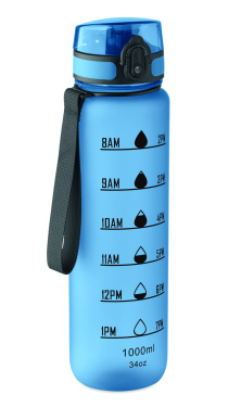 Logo trade promotional item photo of: Sports water bottle RPET 1L