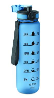 Logotrade promotional item image of: Sports water bottle RPET 1L