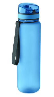 Logo trade promotional merchandise image of: Sports water bottle RPET 1L