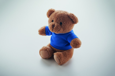 Logo trade business gifts image of: Teddy bear with t-shirt 23 cm