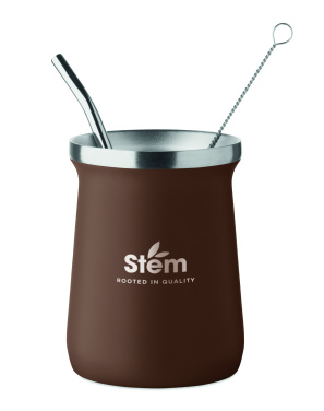 Logo trade corporate gifts picture of: Yerba mate tea cup