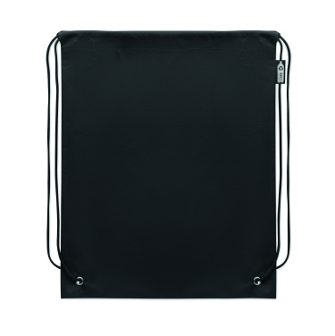 Logo trade corporate gifts picture of: Drawstring bag RPET non-woven