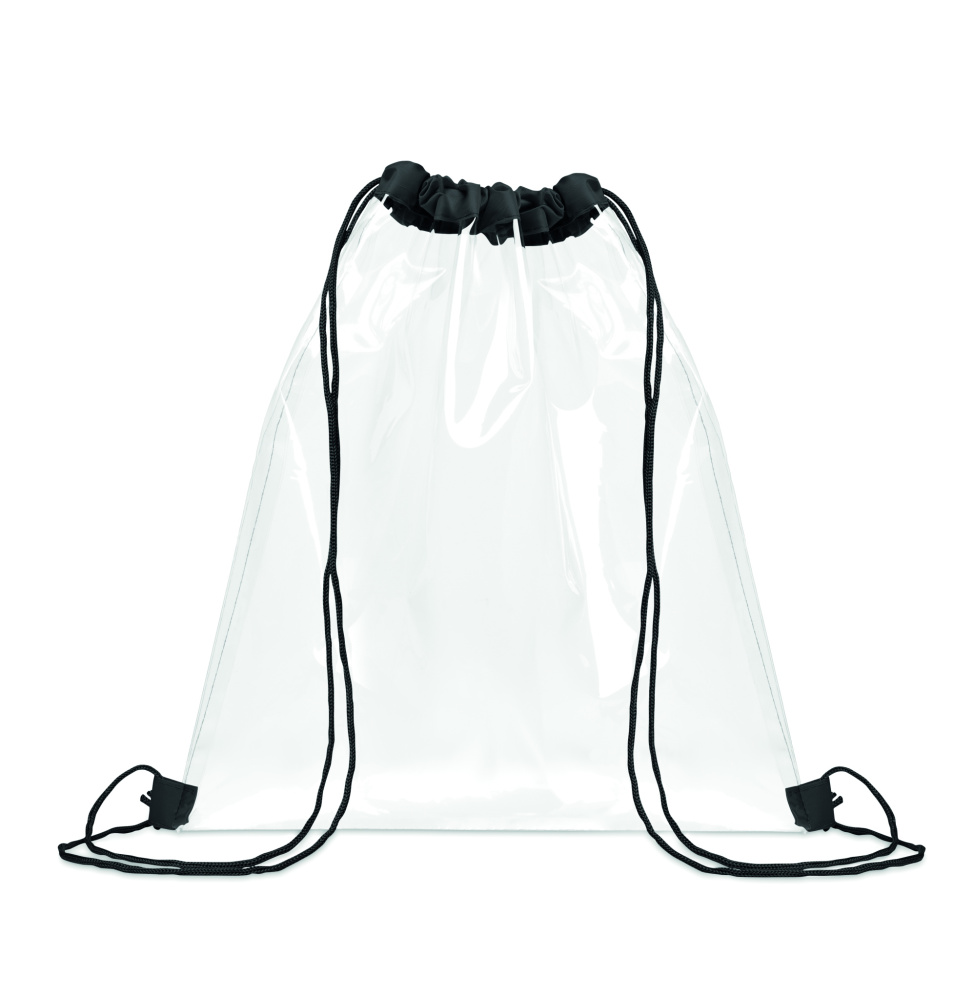Logotrade corporate gifts photo of: Transparent drawstring bag