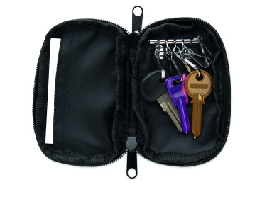 Logo trade promotional gifts image of: Key case in 300D RPET