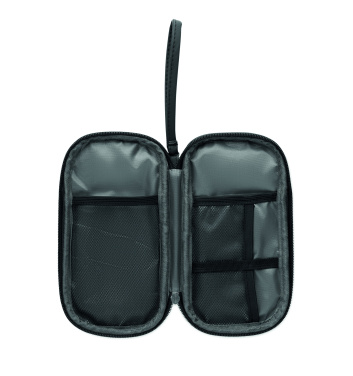 Logo trade business gift photo of: Tech organiser pouch 600D RPET