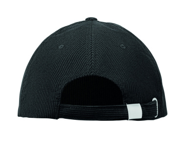 Logo trade promotional items picture of: Corduroy 5 panel baseball cap