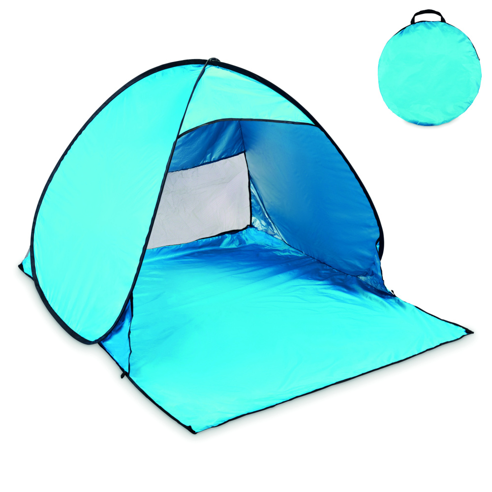 Logo trade promotional gift photo of: Beach tent in 190T polyester