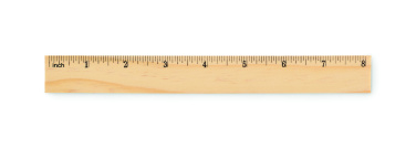 Logotrade promotional giveaway picture of: Wooden ruler 20cm