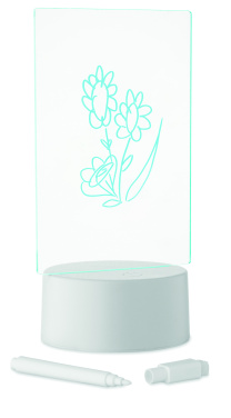 Logotrade promotional gift image of: Light-up LED memo board