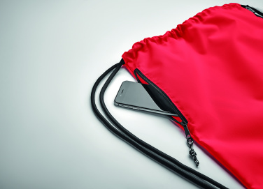 Logotrade advertising products photo of: Large drawstring bag 300D RPET