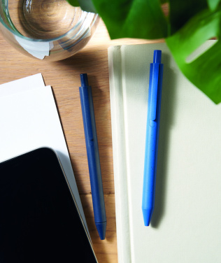 Logotrade business gift image of: Wheat Straw/ABS push type pen