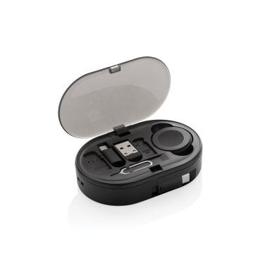 Logo trade promotional giveaways image of: Chargevix RCS rplastic Multi-functional 60W charging set