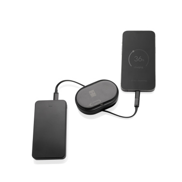 Logo trade promotional item photo of: Chargevix RCS rplastic Multi-functional 60W charging set