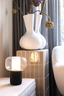 Logotrade business gifts photo of: Lux RCS recycled plastic 10W speaker lamp