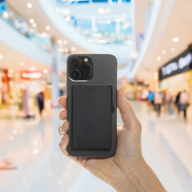 Logo trade promotional giveaways image of: Standard aluminium RFID magnetic phone cardholder