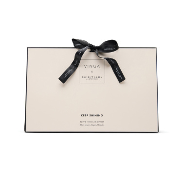 Logo trade promotional giveaway photo of: VINGA x TGL body and hand care gift set