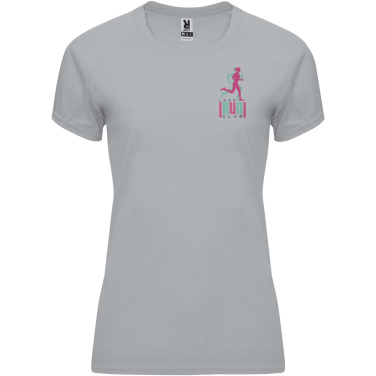 Logo trade corporate gift photo of: Bahrain short sleeve women's sports t-shirt