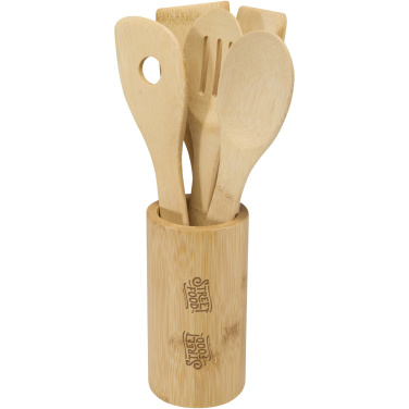 Logo trade promotional products picture of: Tala bamboo kitchen tool set