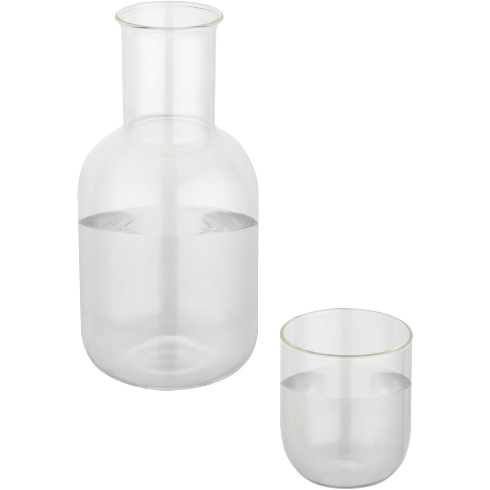 Logo trade business gifts image of: Amelie glass carafe and cup set