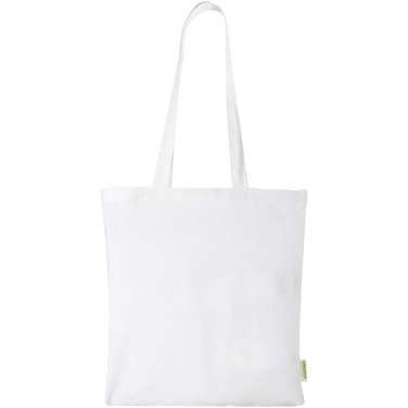 Logo trade business gifts image of: Odisha 140 g/m² OCS organic tote bag 7L