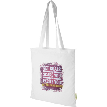 Logotrade promotional merchandise image of: Odisha 140 g/m² OCS organic tote bag 7L