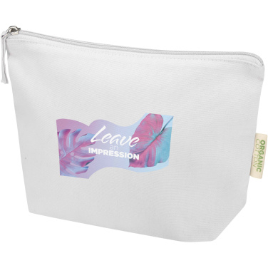 Logotrade advertising products photo of: Odisha 180 g/m² OCS organic toiletry bag 1L