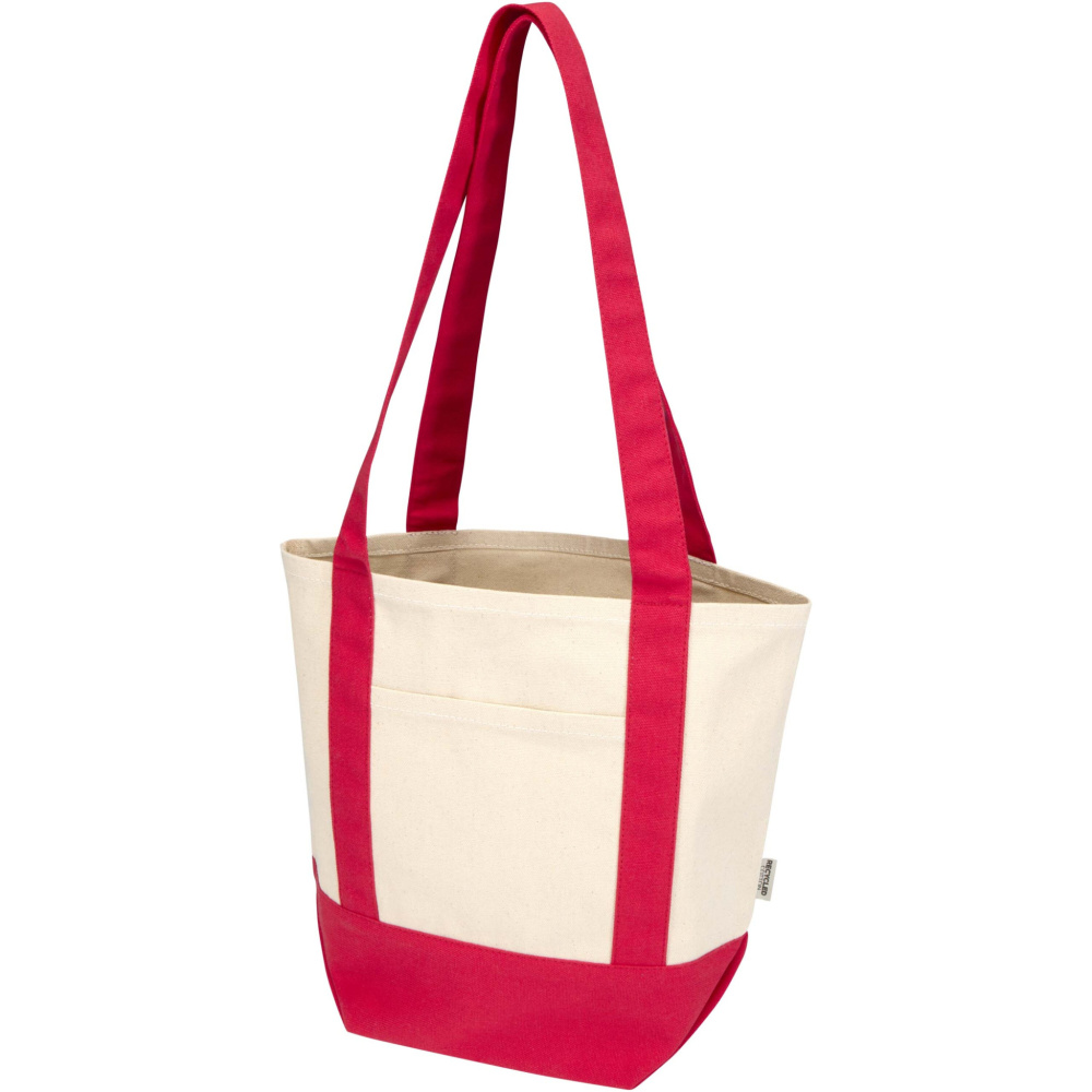Logotrade promotional gift image of: Sam 320 g/m² GRS recycled mini cotton tote bag