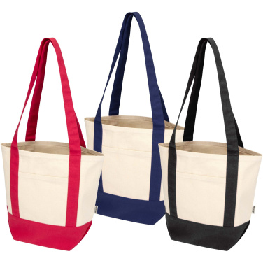 Logotrade promotional item image of: Sam 320 g/m² GRS recycled mini cotton tote bag