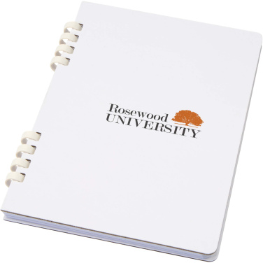 Logotrade promotional item image of: Fil A5 hard cover RCS recycled spiral notebook