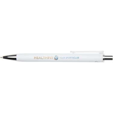 Logo trade promotional items picture of: Feld RCS recycled ballpoint pen with metallic finish (black ink)
