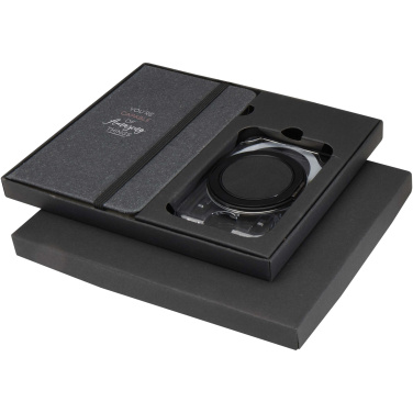 Logotrade promotional products photo of: Kern A6 hard cover notebook and MagSafe wallet gift set