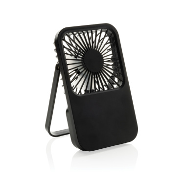 Logotrade promotional giveaway image of: Aervina RCS recycled plastic re-chargeable desk fan