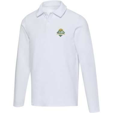 Logo trade corporate gifts image of: Apollo long sleeve unisex polo
