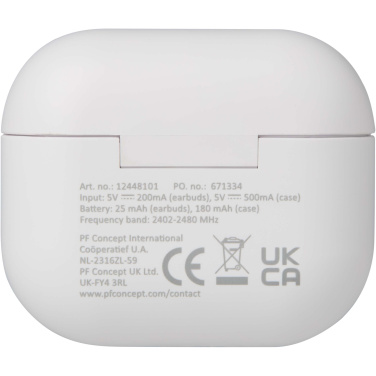 Logotrade business gifts photo of: Altais recycled plastic True Wireless Bluetooth® headset