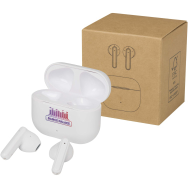 Logo trade promotional merchandise photo of: Altais recycled plastic True Wireless Bluetooth® headset