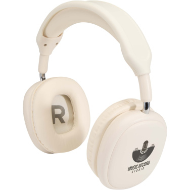 Logo trade promotional merchandise photo of: Alzir recycled plastic over-ear wireless Bluetooth® headset