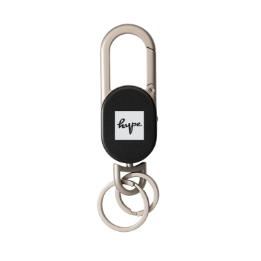 Logo trade promotional gifts picture of: Keyfinder Dual keychain with worldwide locating
