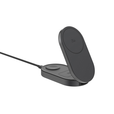 Logo trade promotional merchandise photo of: Quantum ultra-fast 3-in-1 25W Foldable Wireless Charger