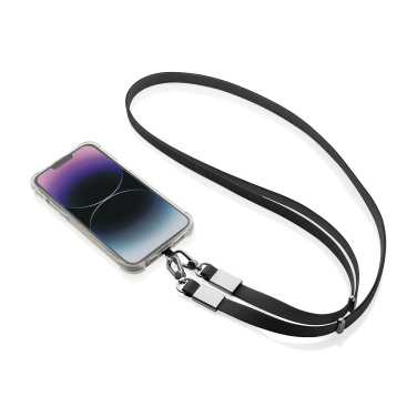Logo trade promotional product photo of: Nivo RCS recycled PET Crossbody lanyard